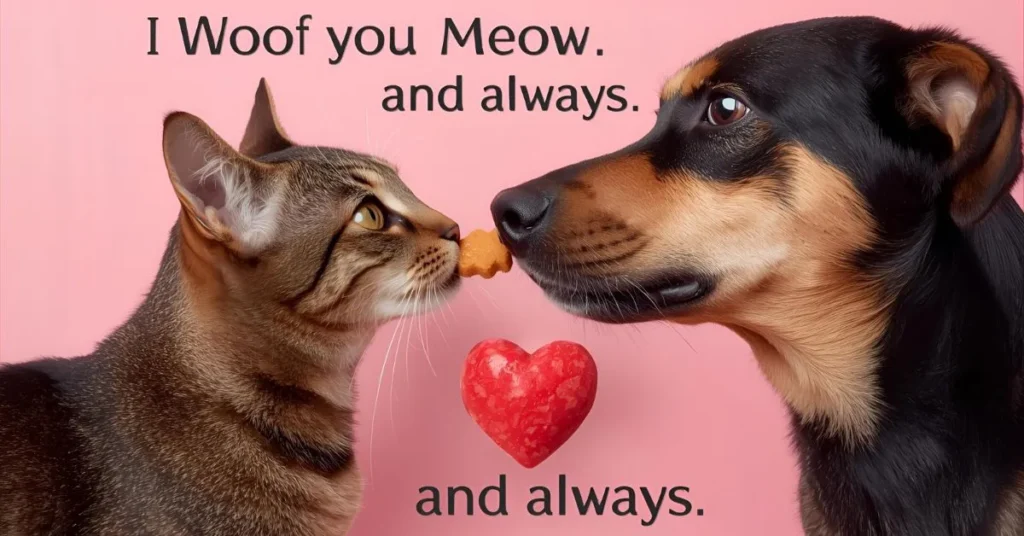 Romantic Cat & Dog Puns