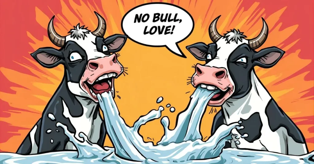 Funny Cow Love Puns