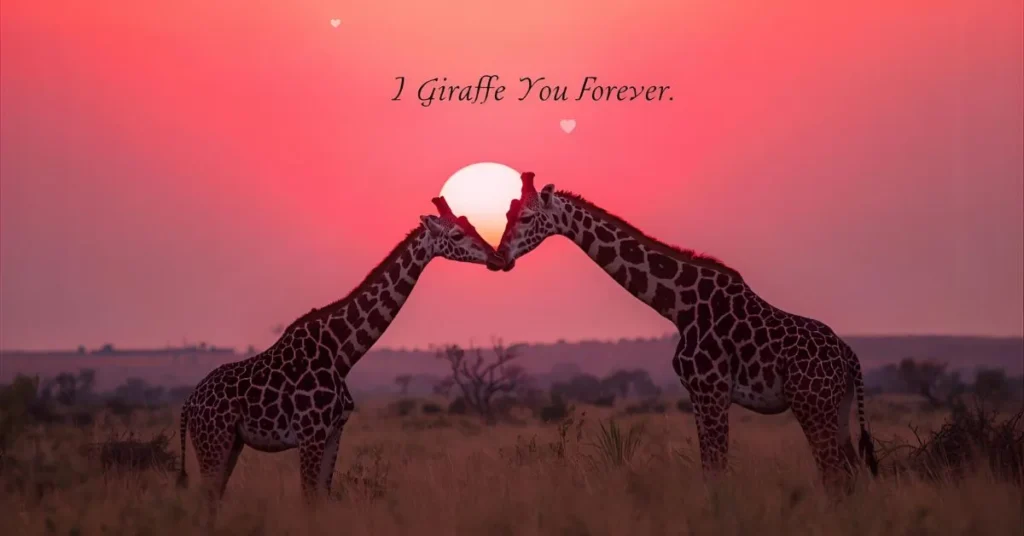 Romantic Giraffe Puns