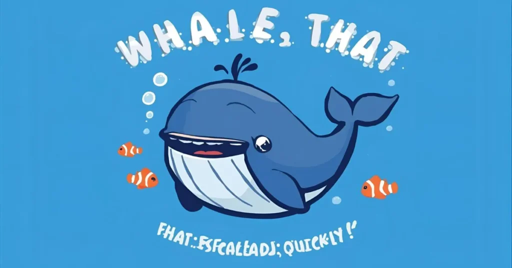 Funny Whale Puns One Liners