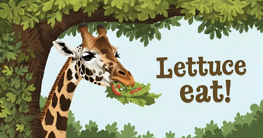 Foodie Giraffe Puns