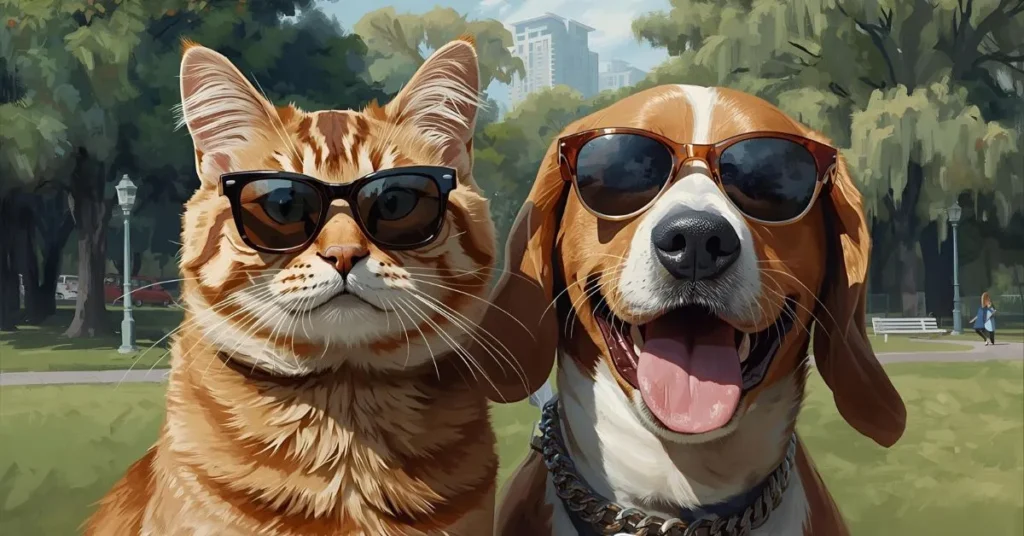 Sassy & Clever Cat-Dog Puns