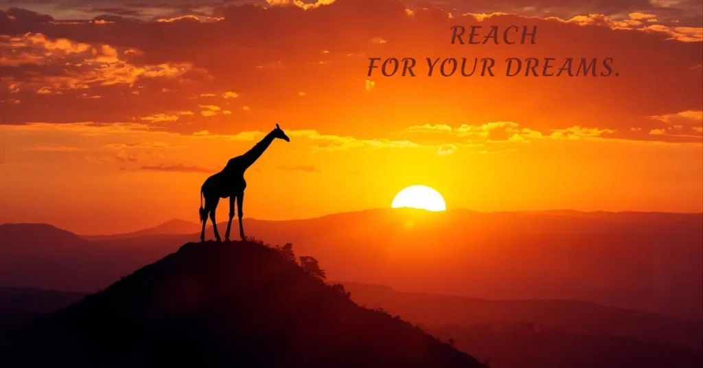 Motivational Giraffe Puns