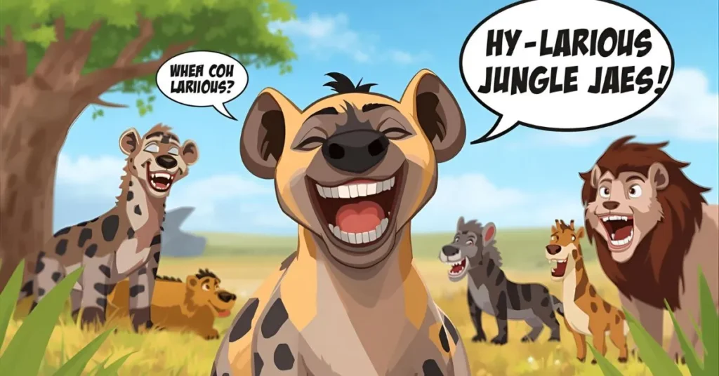 Funny Hyena Puns