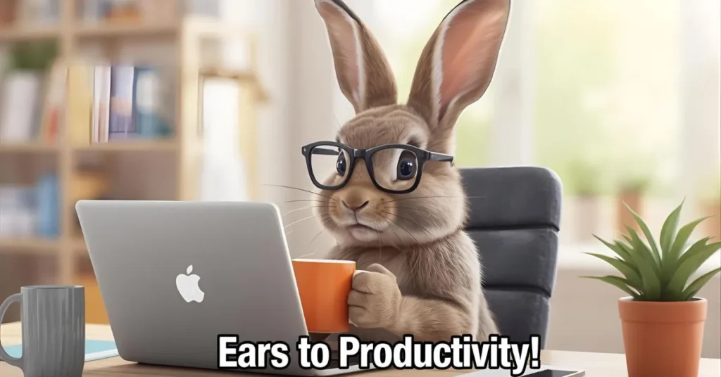 Work & Study Bunny Puns