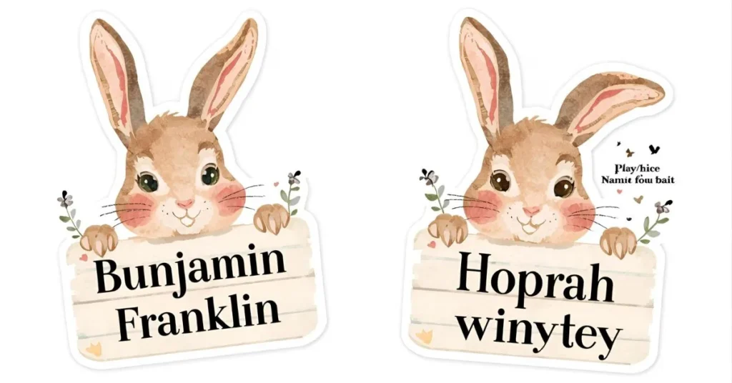 Bunny Name Puns