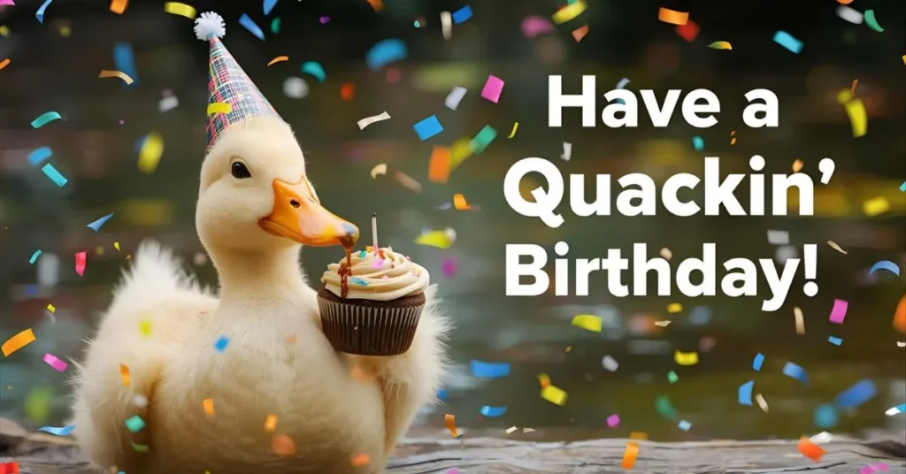 Birthday Duck Love Puns