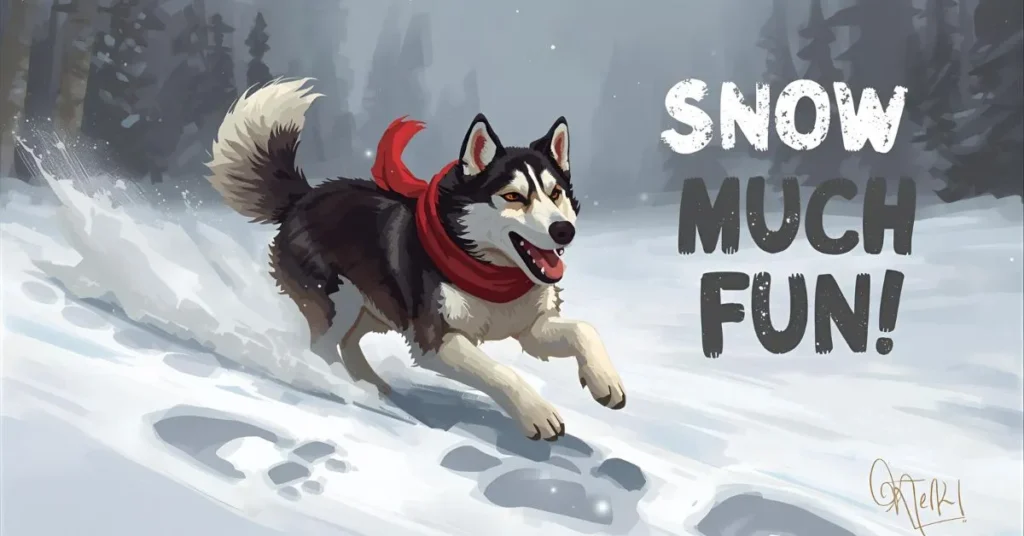 Winter Dog Puns 