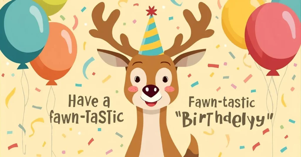  Birthday Deer Puns