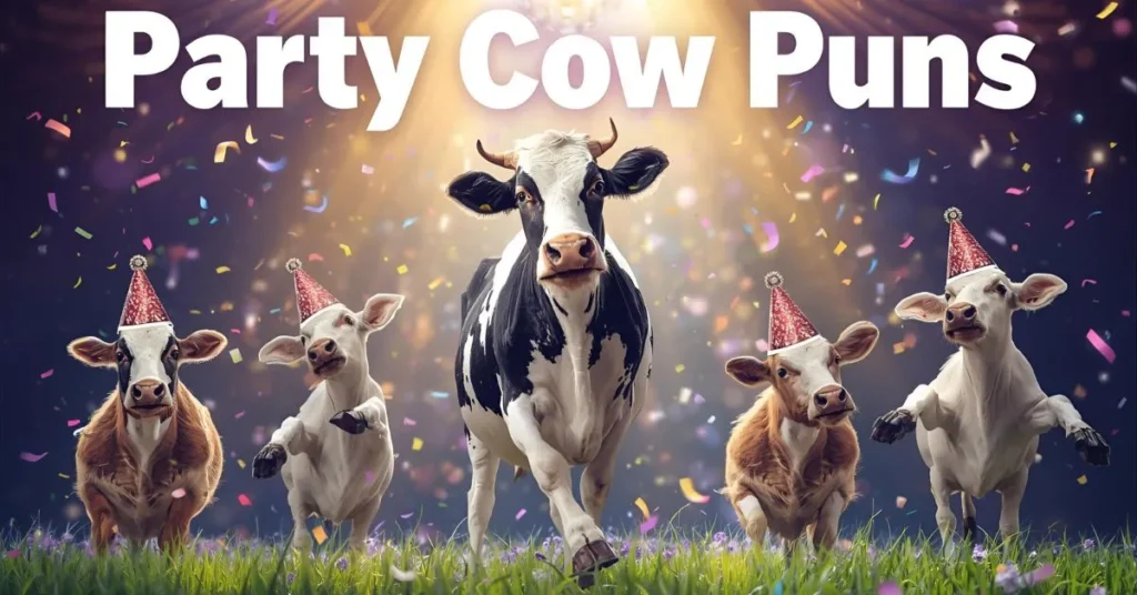 Party Cow Puns