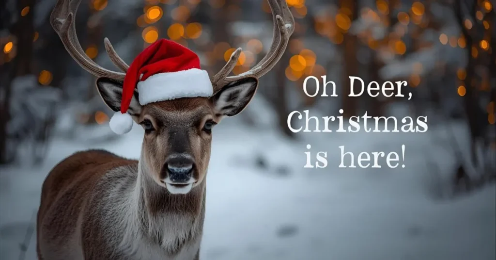 Christmas Deer Puns