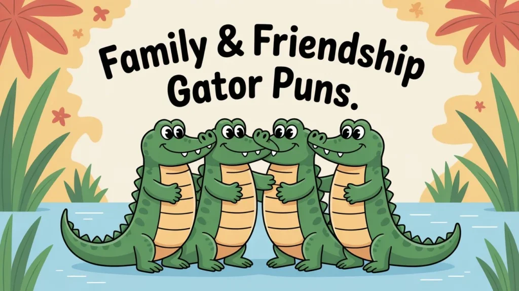  Family & Friendship Gator Puns