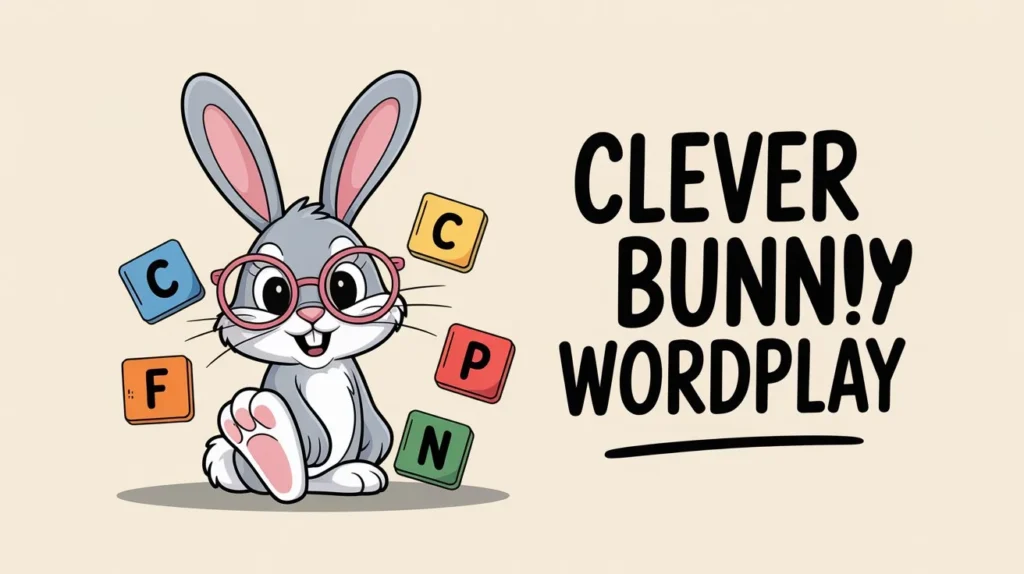 Clever Bunny Wordplay 