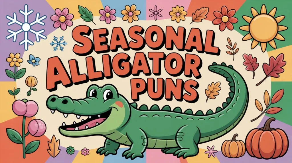 Seasonal Alligator Puns 