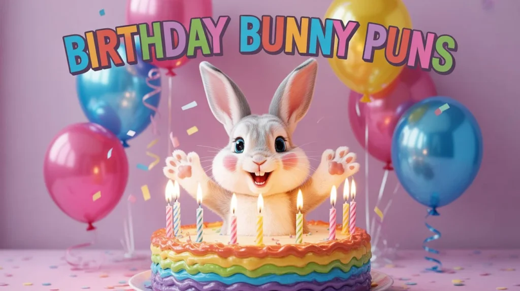 Birthday Bunny Puns