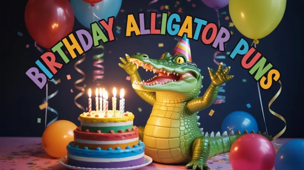Birthday Alligator Puns