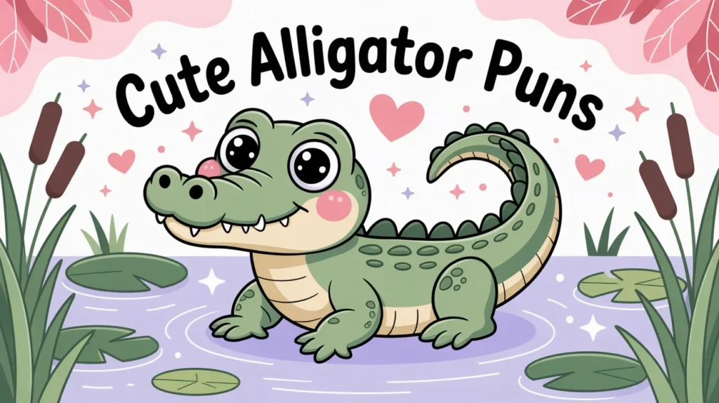 Cute Alligator Puns 