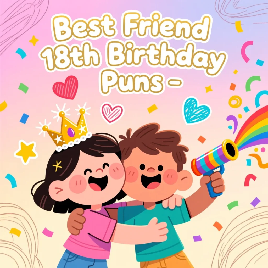 Best Friend 18th Birthday Puns