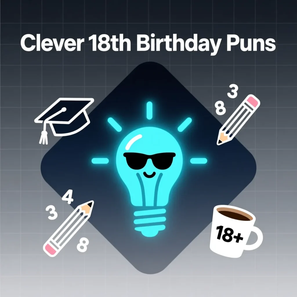 Clever 18th Birthday Puns
