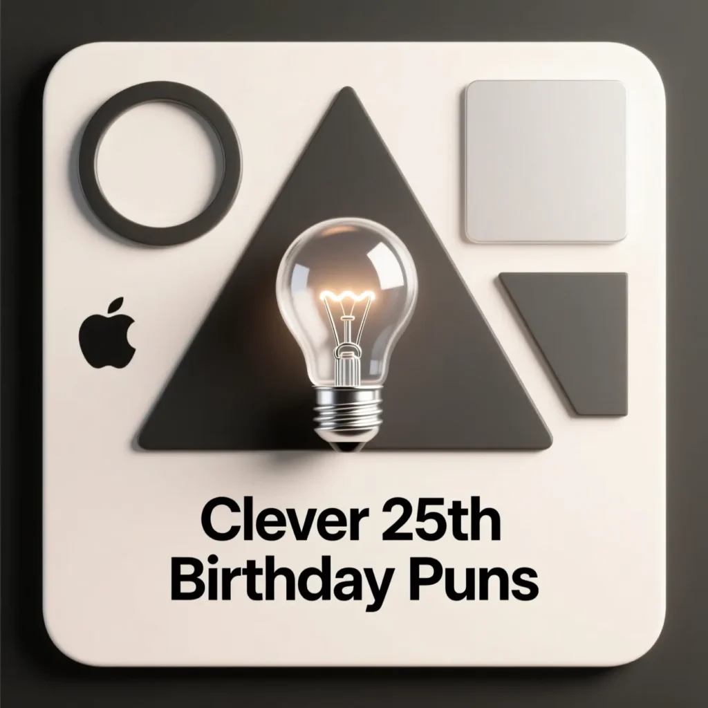  Clever Wordplay 25th Birthday Puns