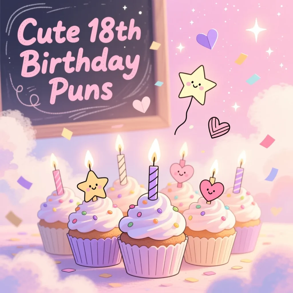 Cute 18th Birthday Puns