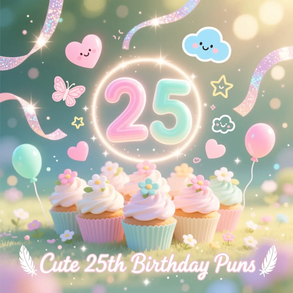 Cute 25th Birthday Puns