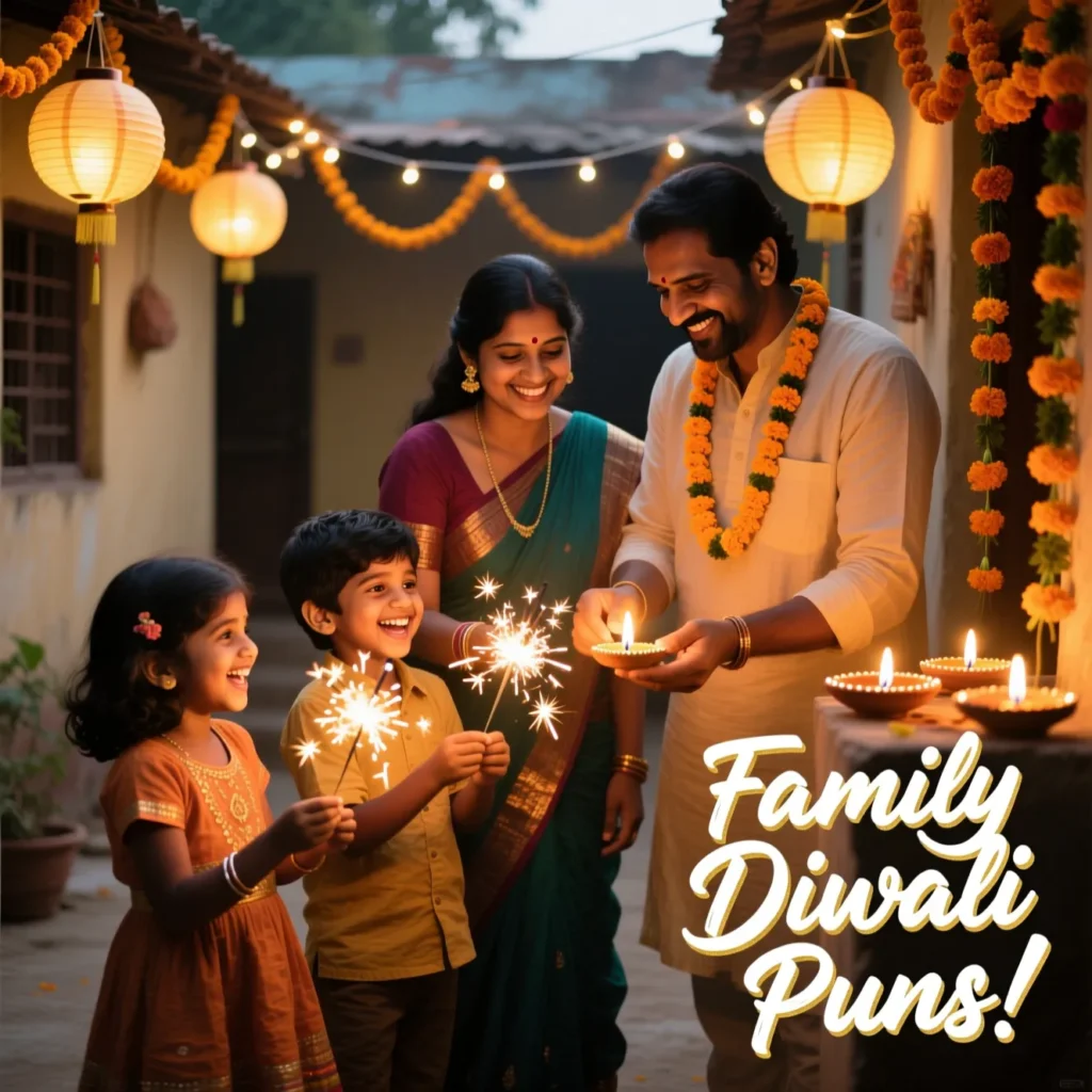 Family & Friends Diwali Puns