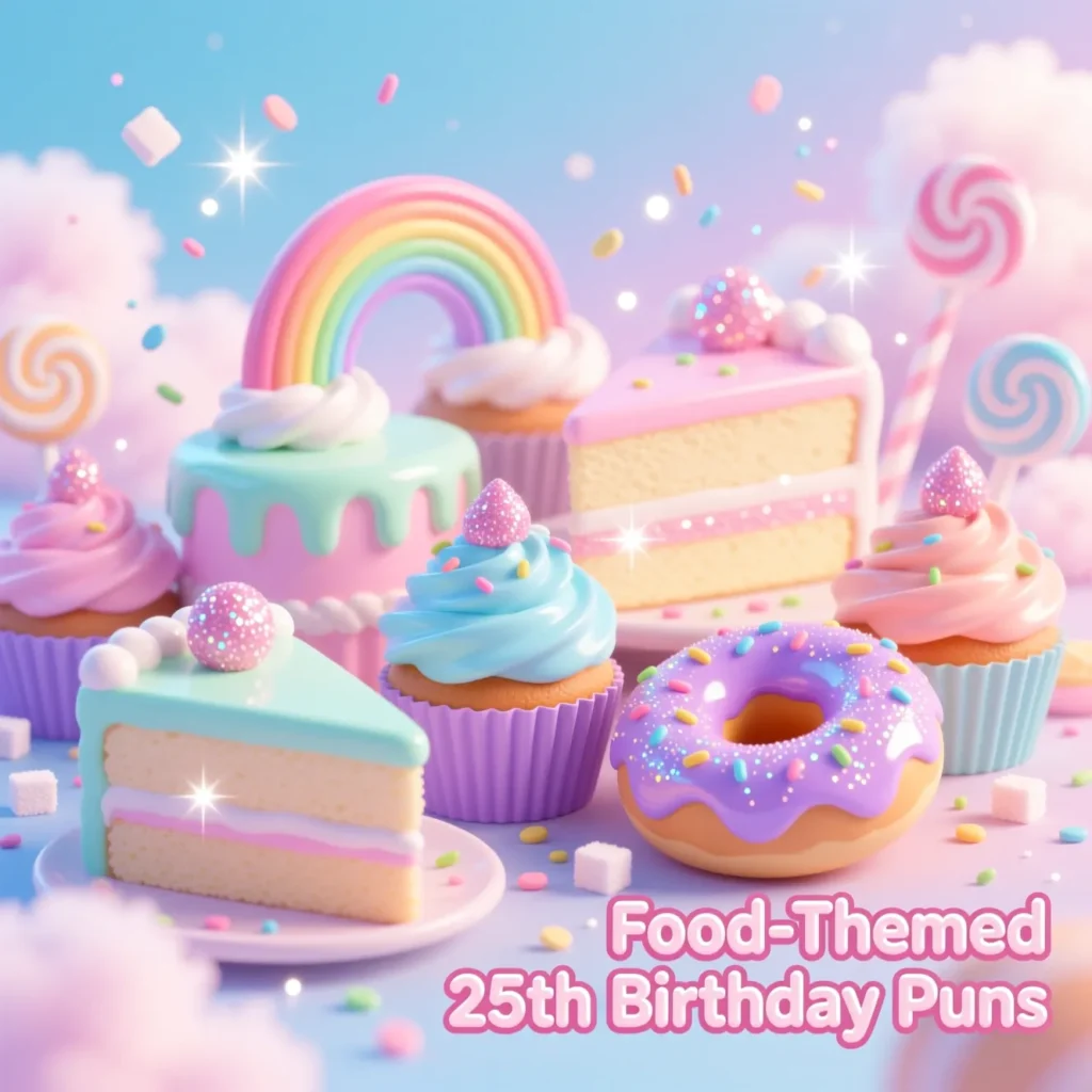  Food-Themed 25th Birthday Puns