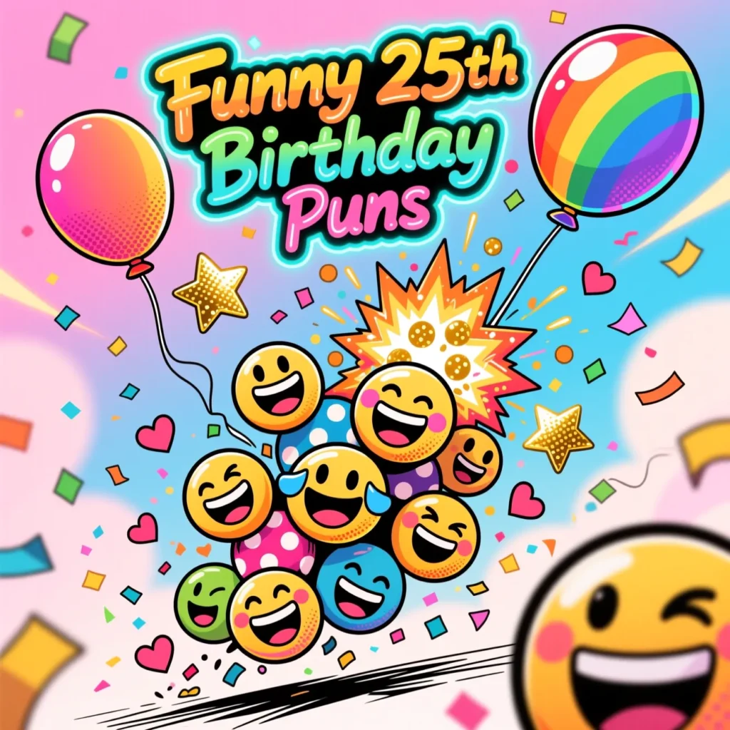 Funny 25th Birthday Puns