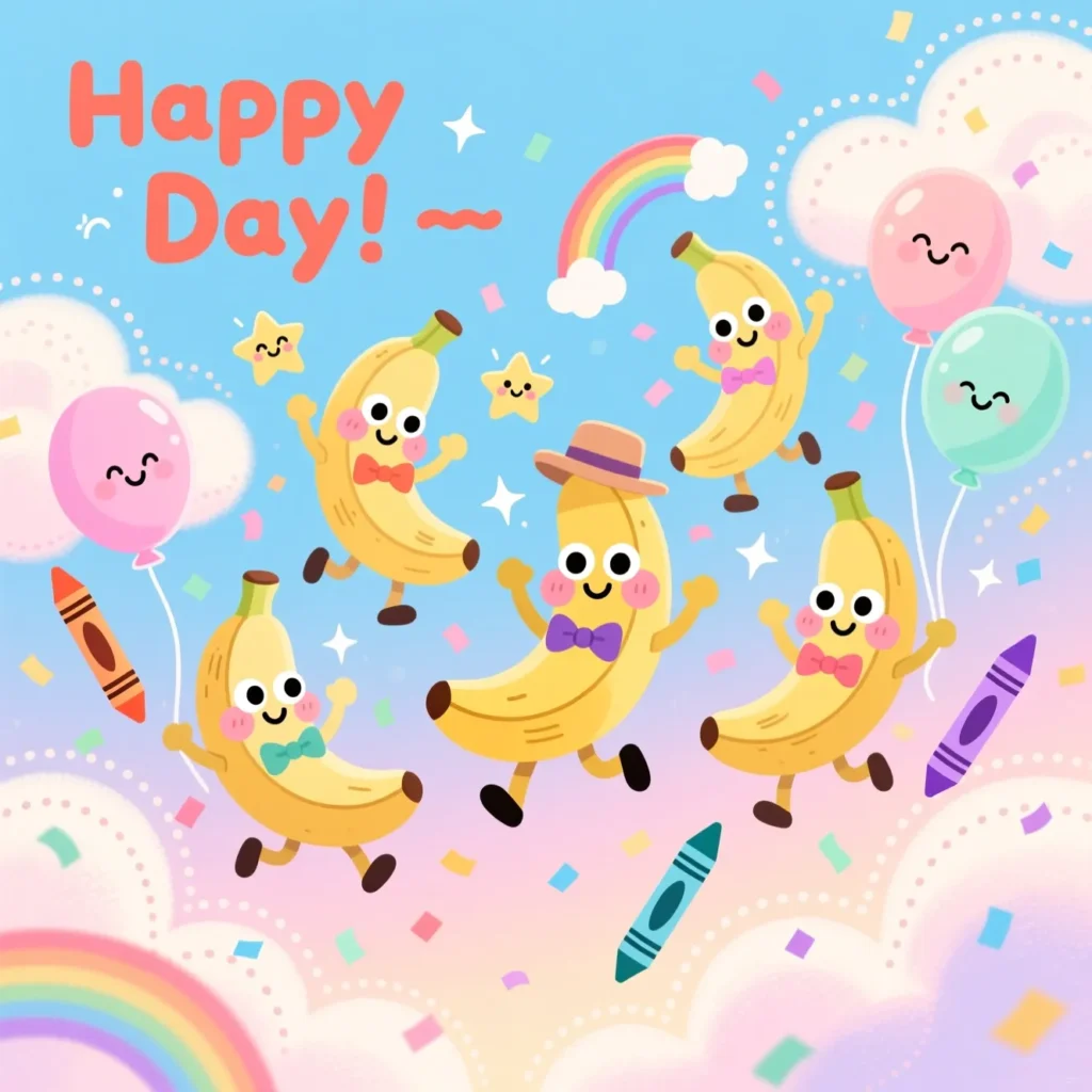 Kids’ Banana Birthday Puns 