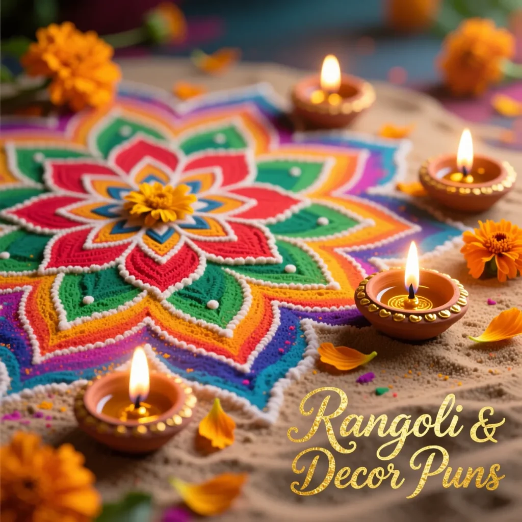 Rangoli & Décor Puns