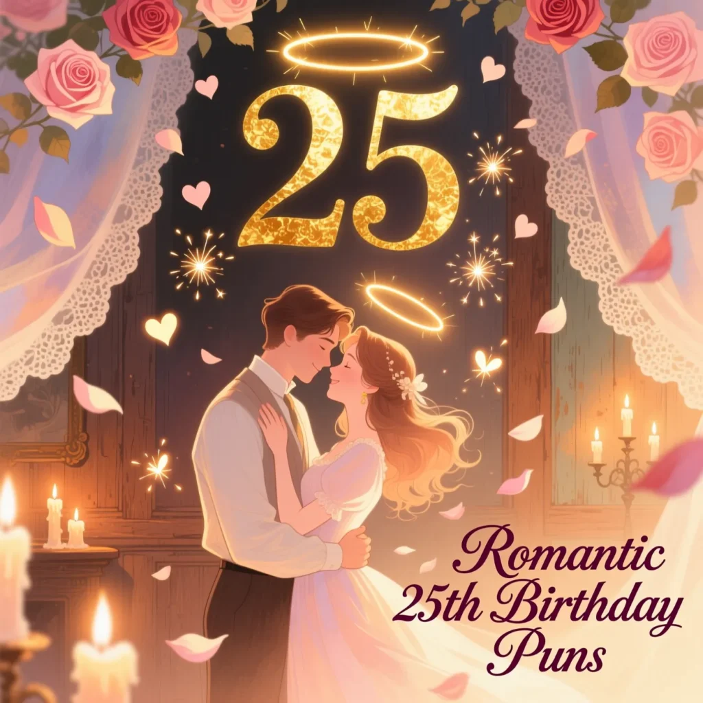 Romantic 25th Birthday Puns