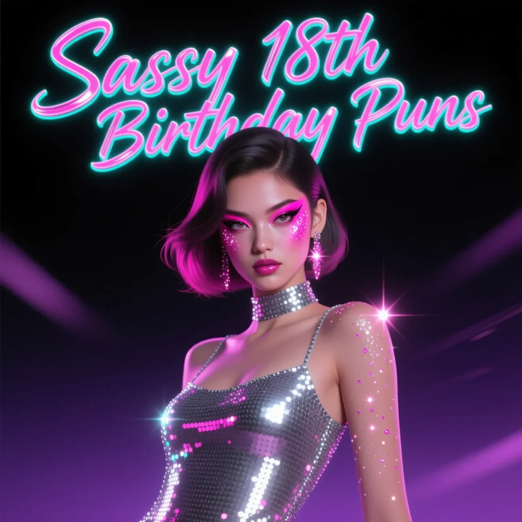 Sass & Attitude 18th Birthday Puns