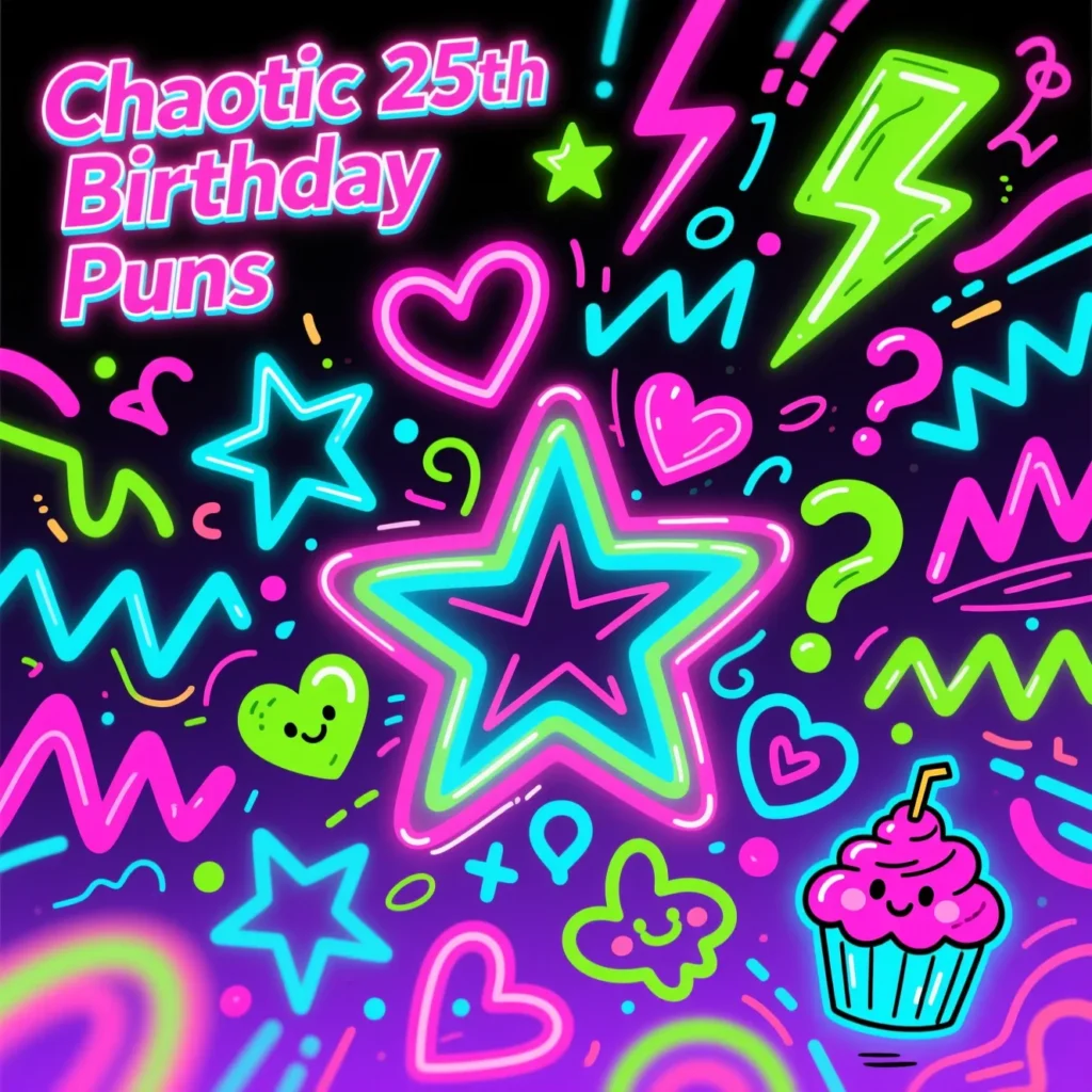 Silly, Random, Chaotic 25th Birthday Puns