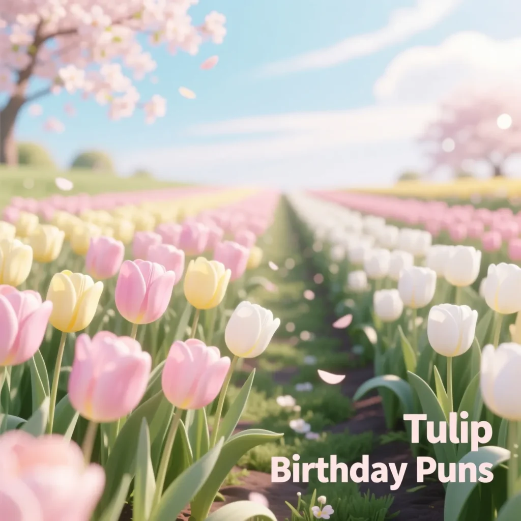 Tulip Birthday Puns