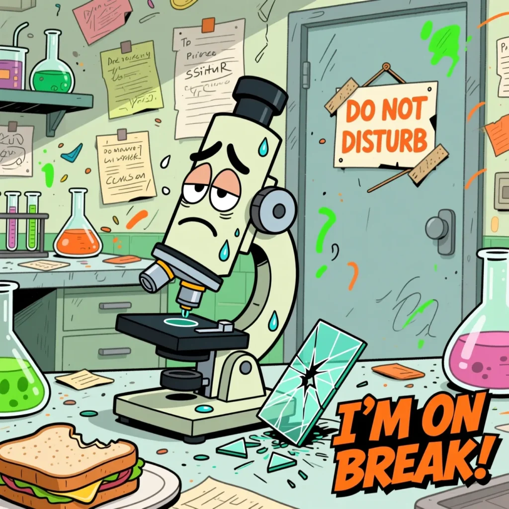 Sarcastic Microscopy Puns 