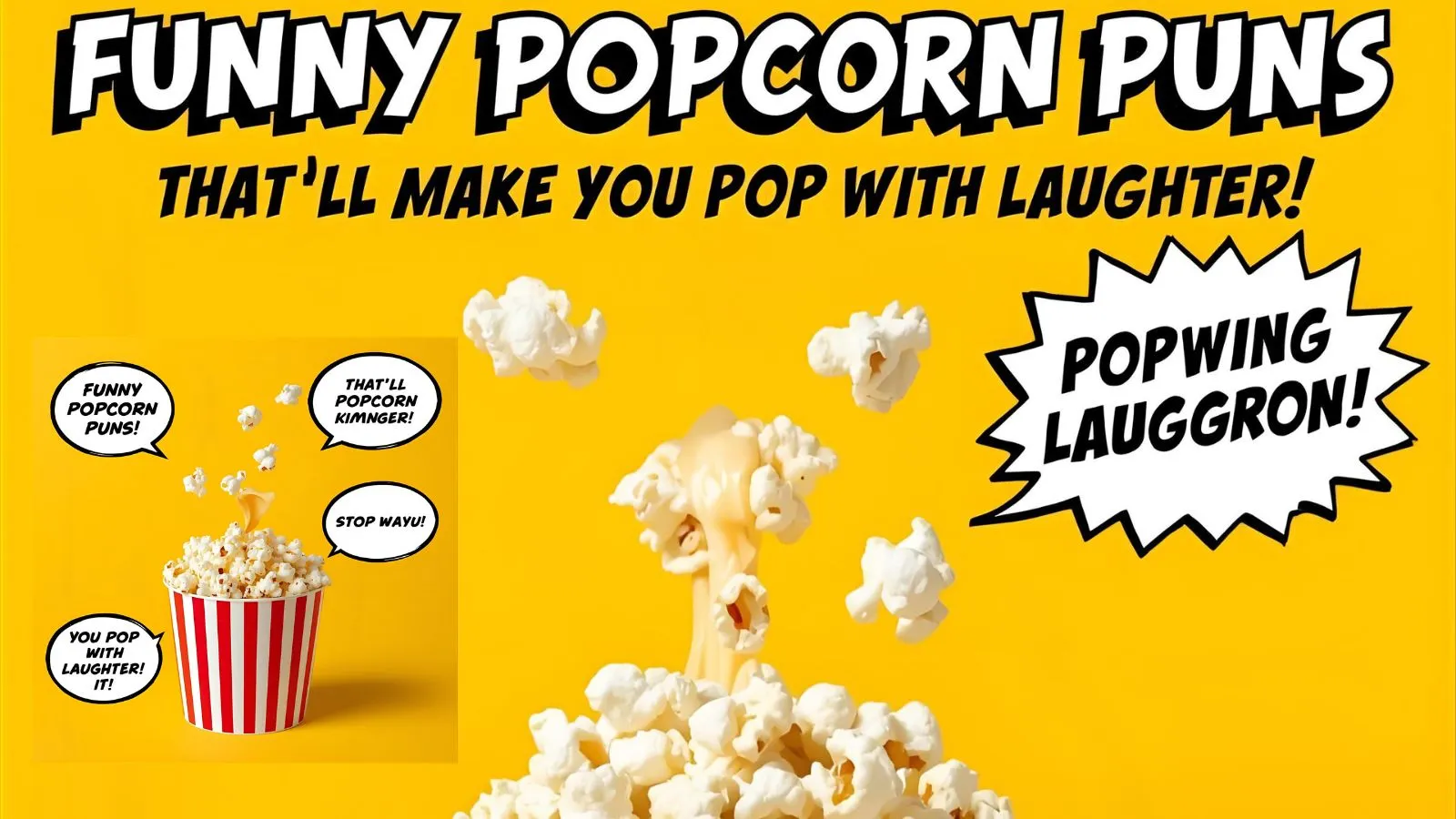 Funny Popcorn Puns