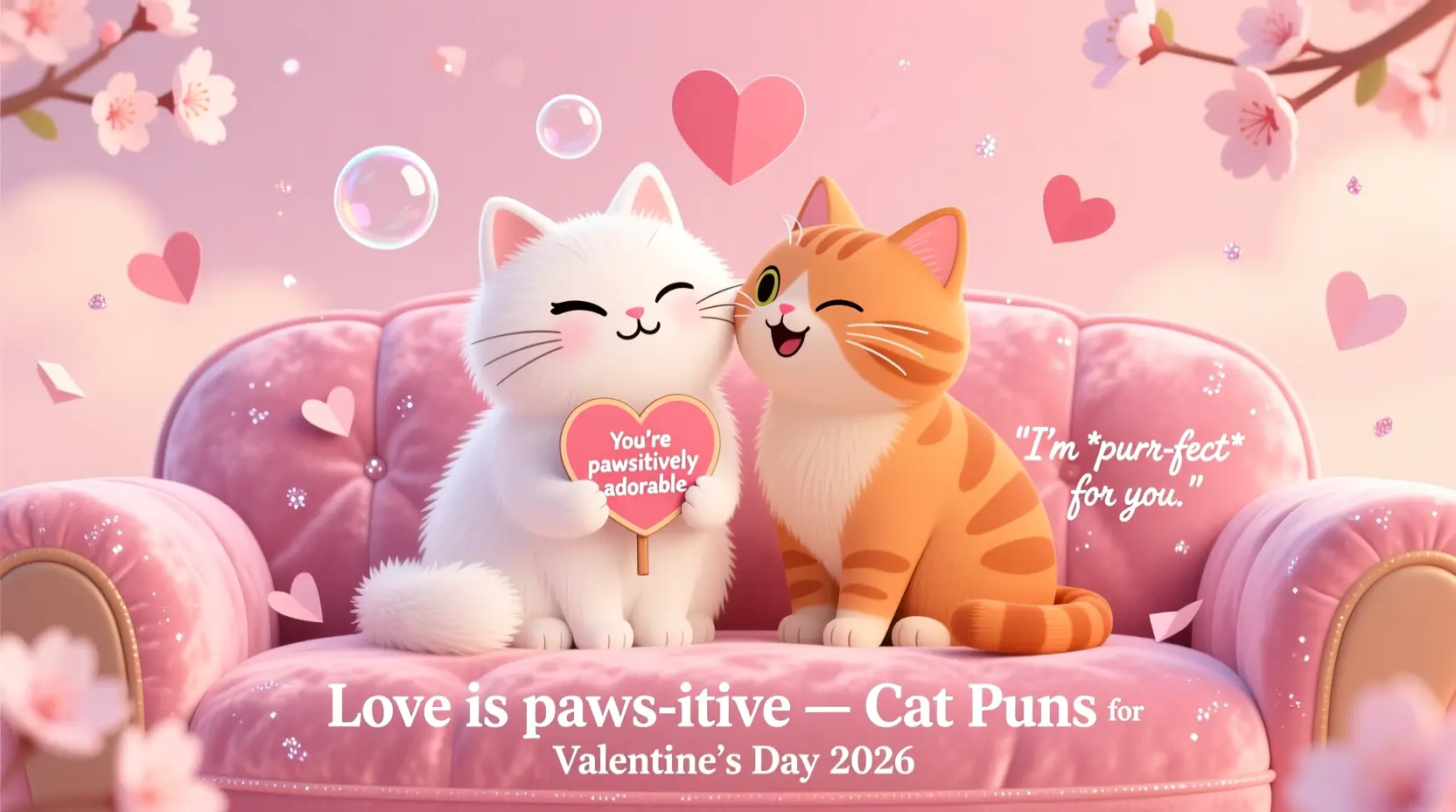 Cat Puns for Valentine’s Day