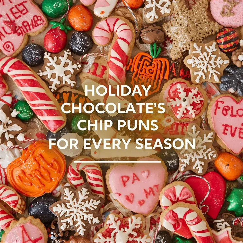  Holiday Chocolate Chip Puns 