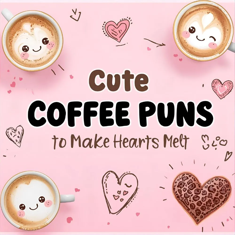 Cute Coffee Valentine’s Day Puns