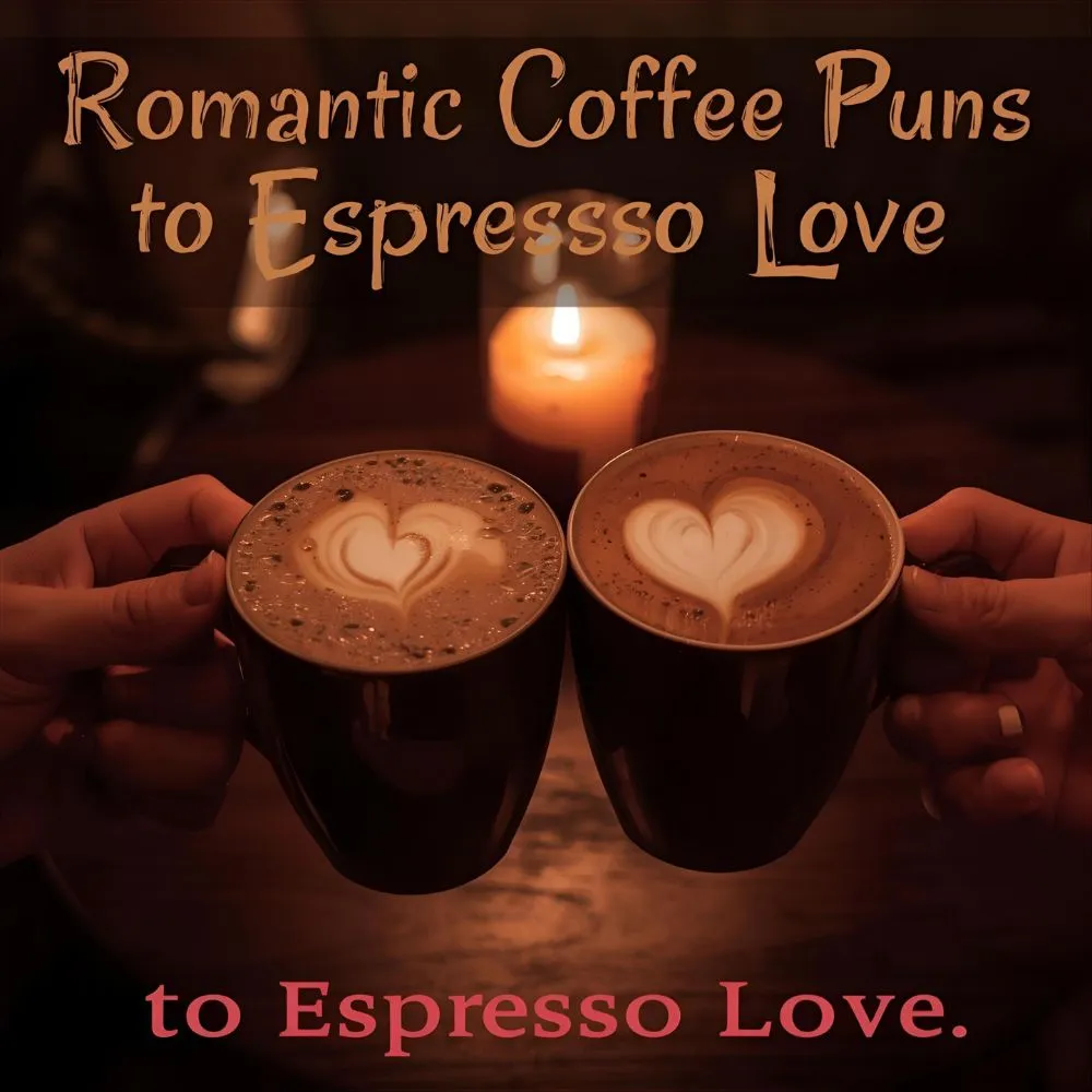 Romantic Coffee Valentine’s Day Puns