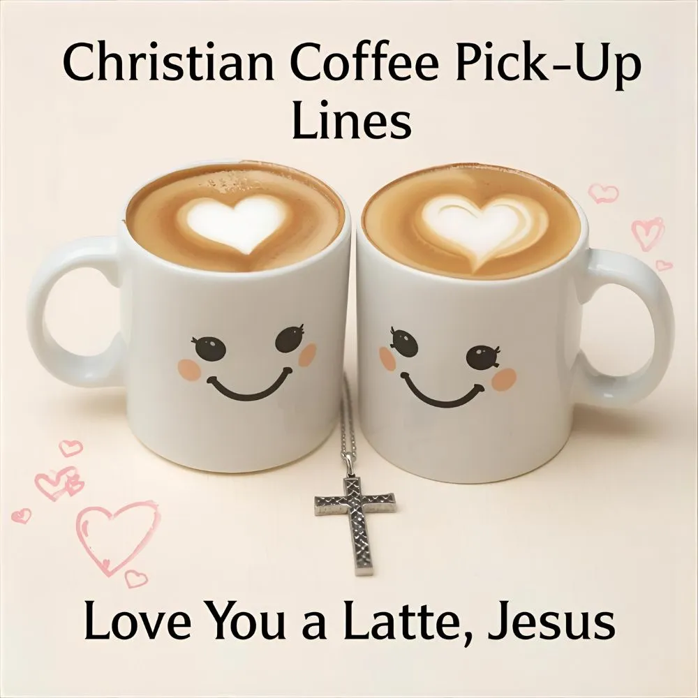 Christian Coffee Pick-Up Lines 