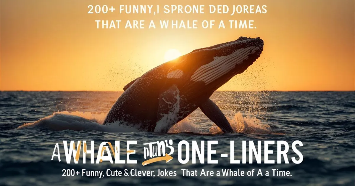 Whale puns one liners