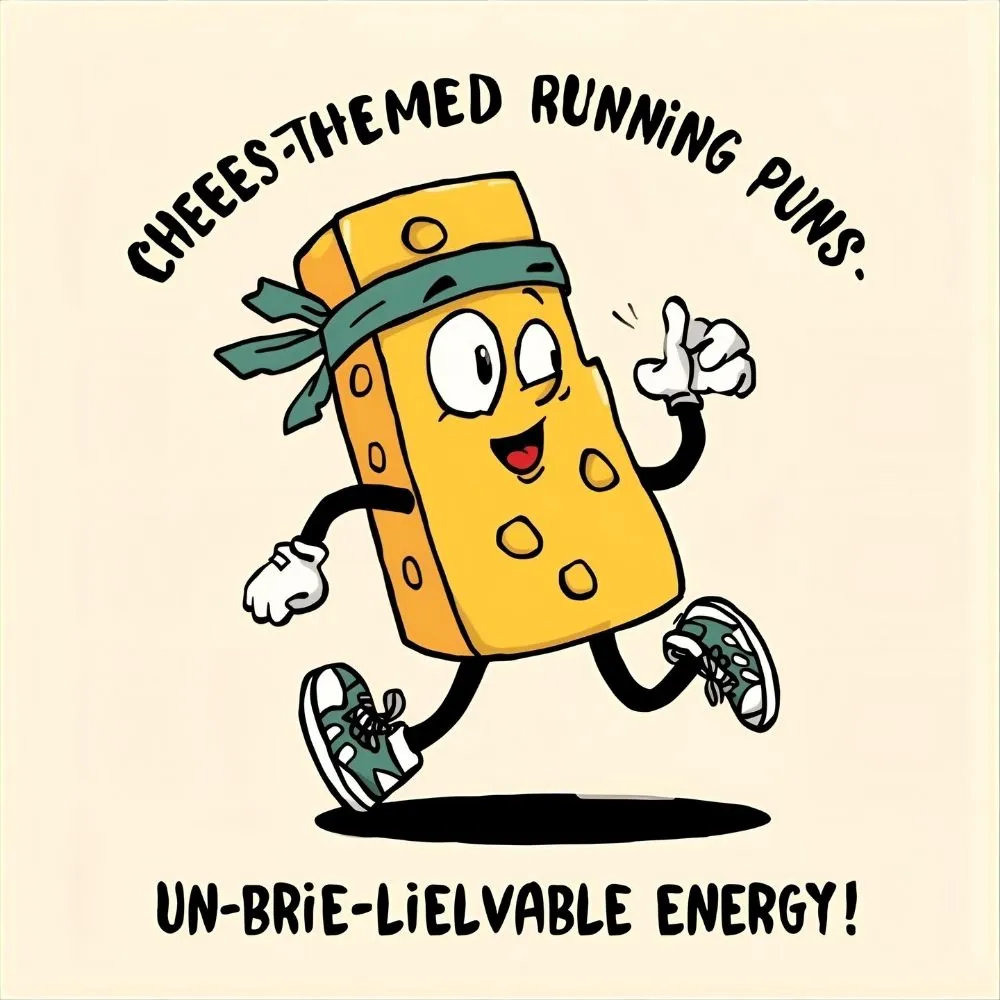 Cheese-Themed Running Puns 