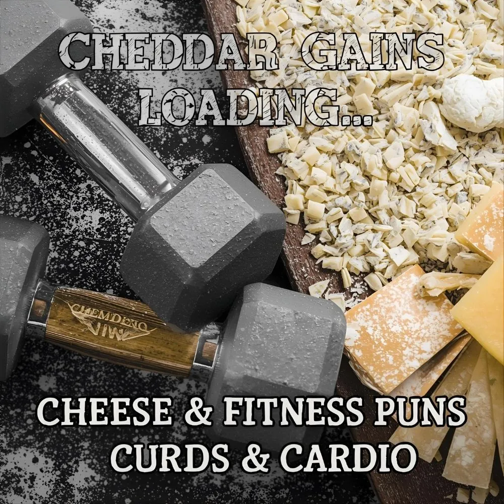  Cheese & Fitness Combo Puns 