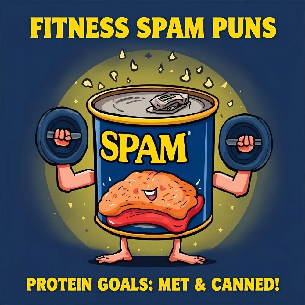  Fitness Spam Puns 