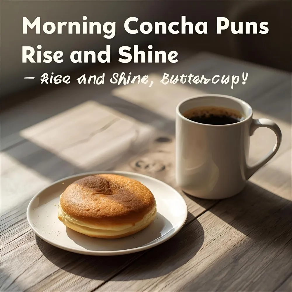  Morning Coffee Concha Puns 