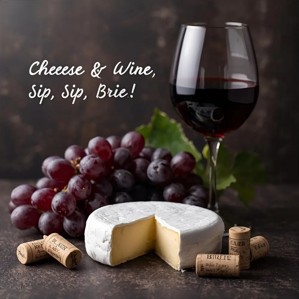   Wine Puns cheese