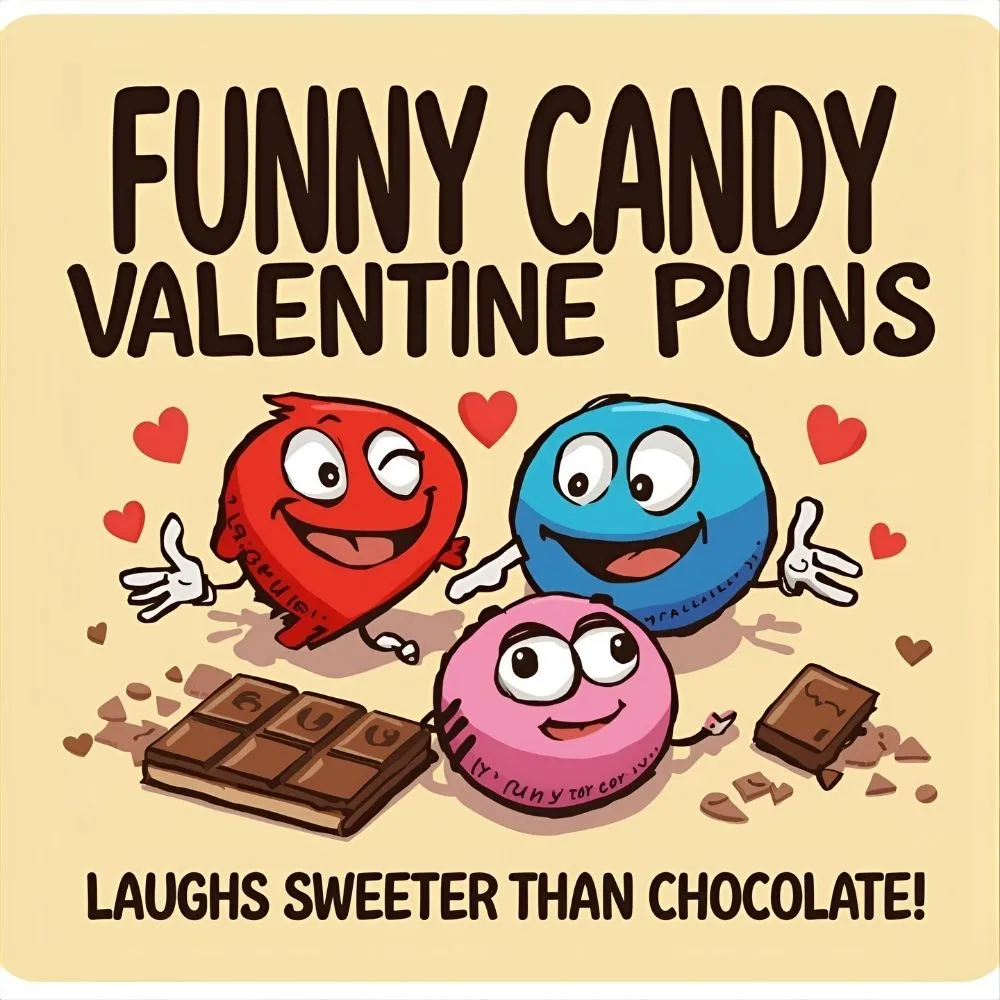 Funny Candy Valentine Puns