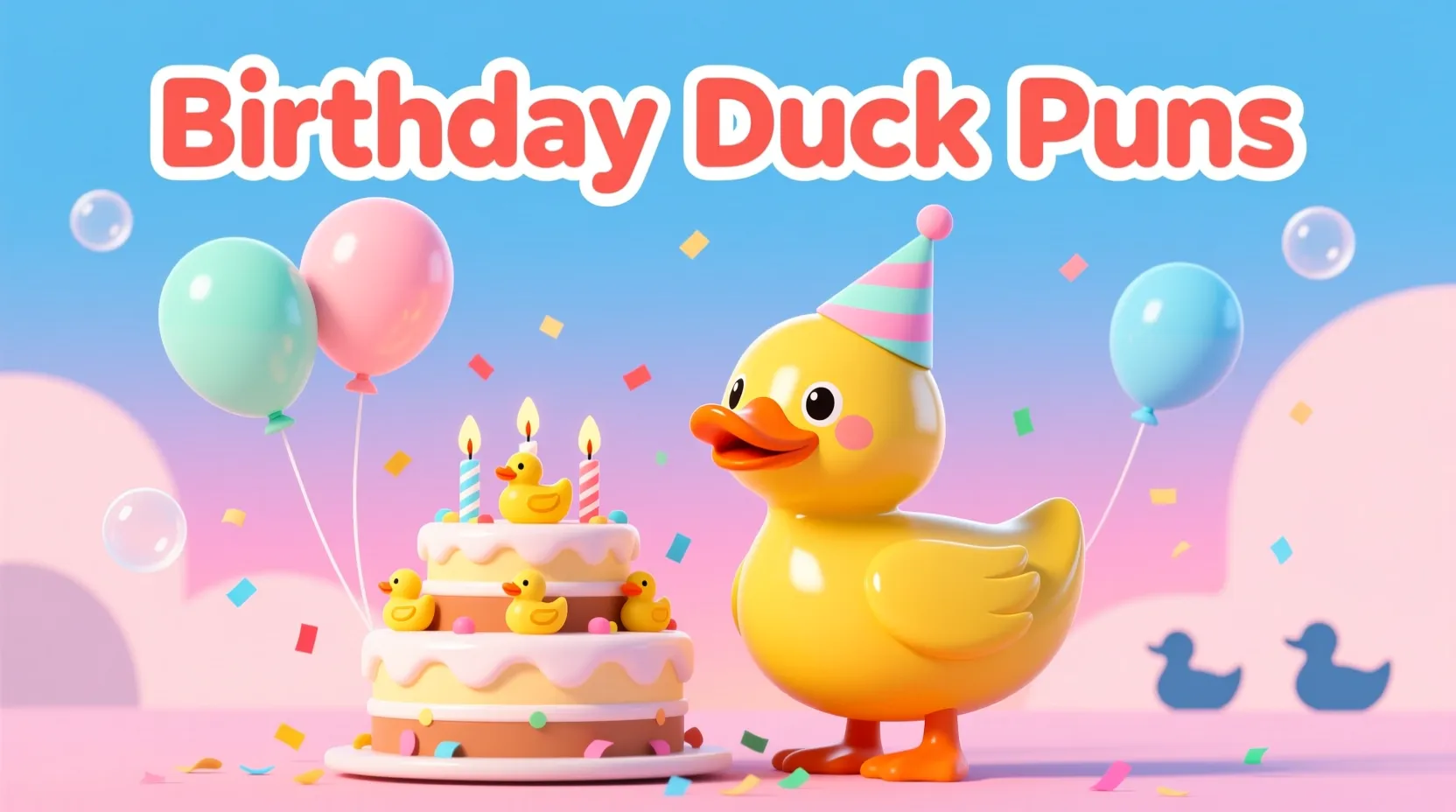 Birthday Duck Puns